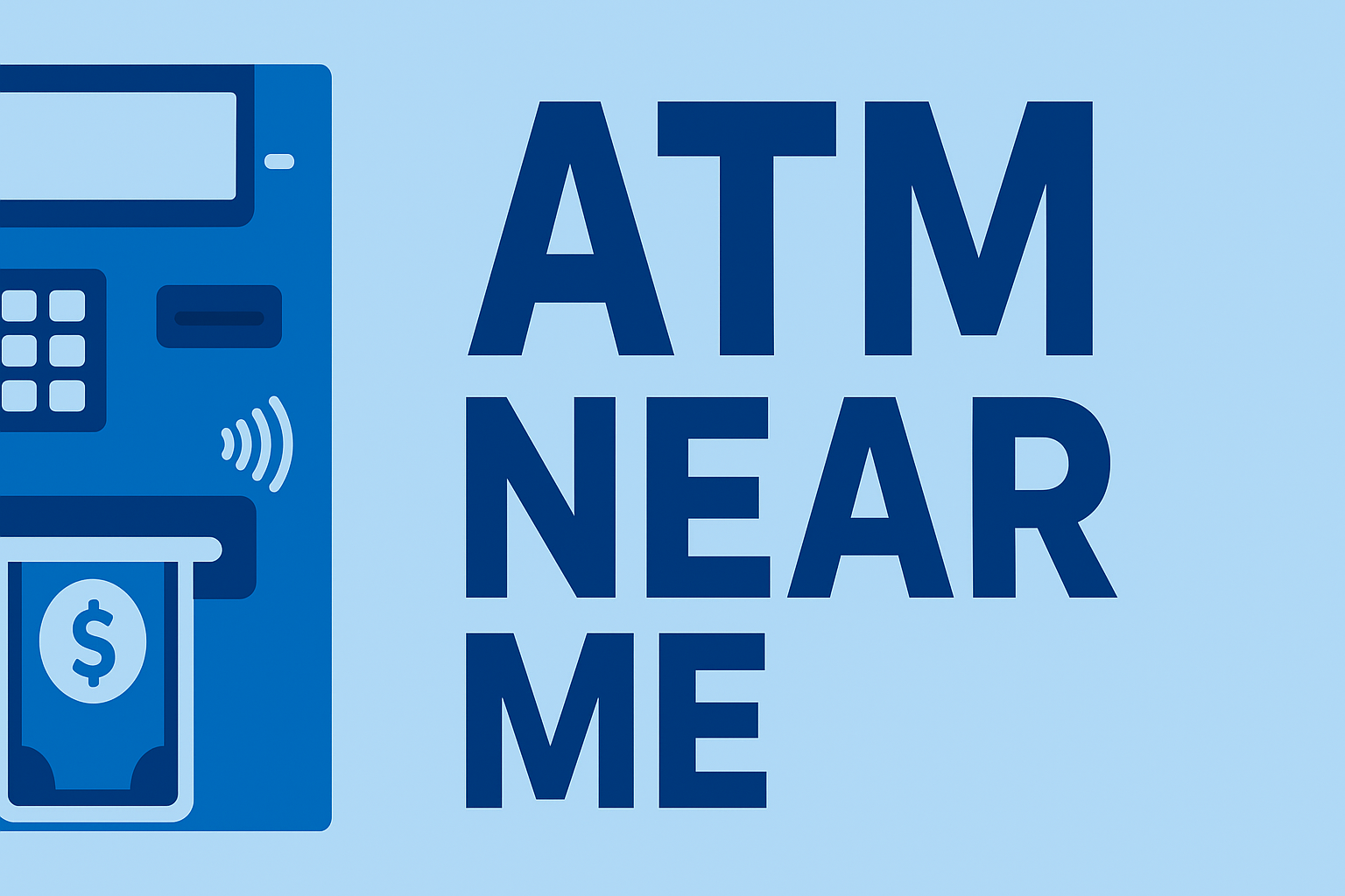 ATM Near Me – Find Nearby ATMs, Banks, and Contactless Withdrawals